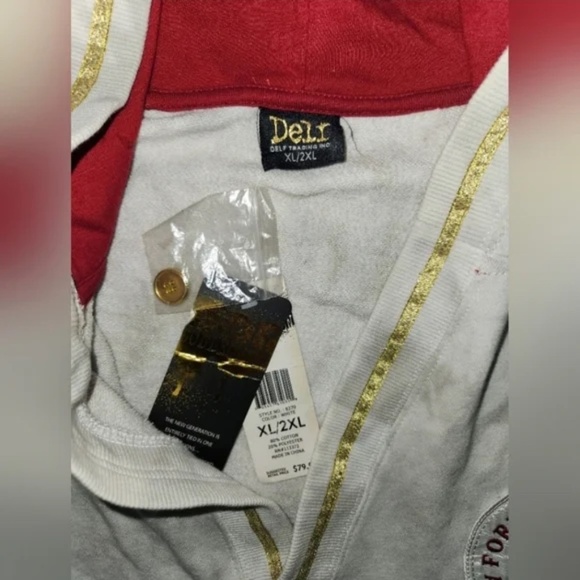 Delf Grey and Red Hoodie - Picture 5 of 8